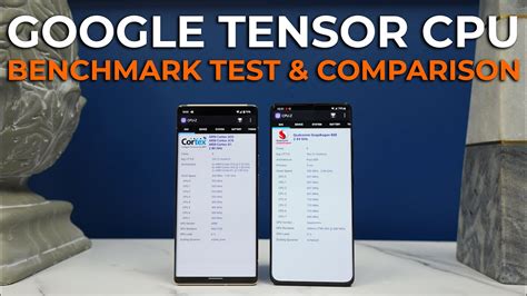 Google Tensor vs Snapdragon 888 Benchmark Test .